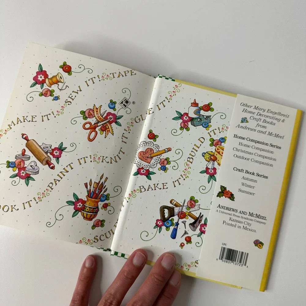 Mary Engelbreit Spring Craft Book & Communication Notecards Stationery Set